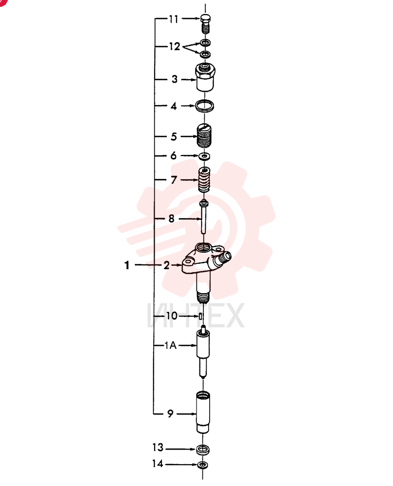 FUEL SYSTEM INJECTOR E4NN9F593CA