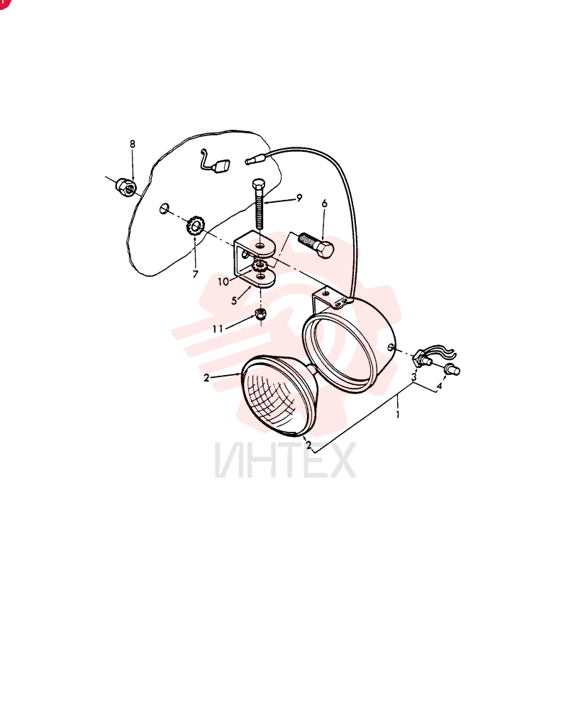 LAMP E3NN15A309AA (1)