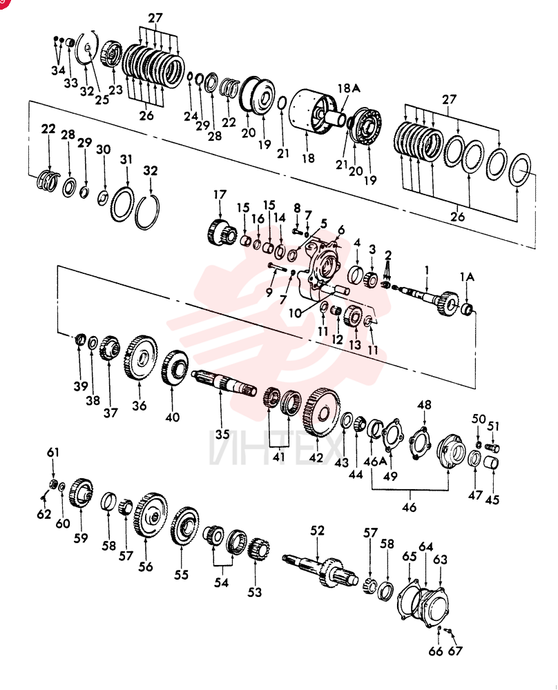 SHAFT D9NN7015BA
