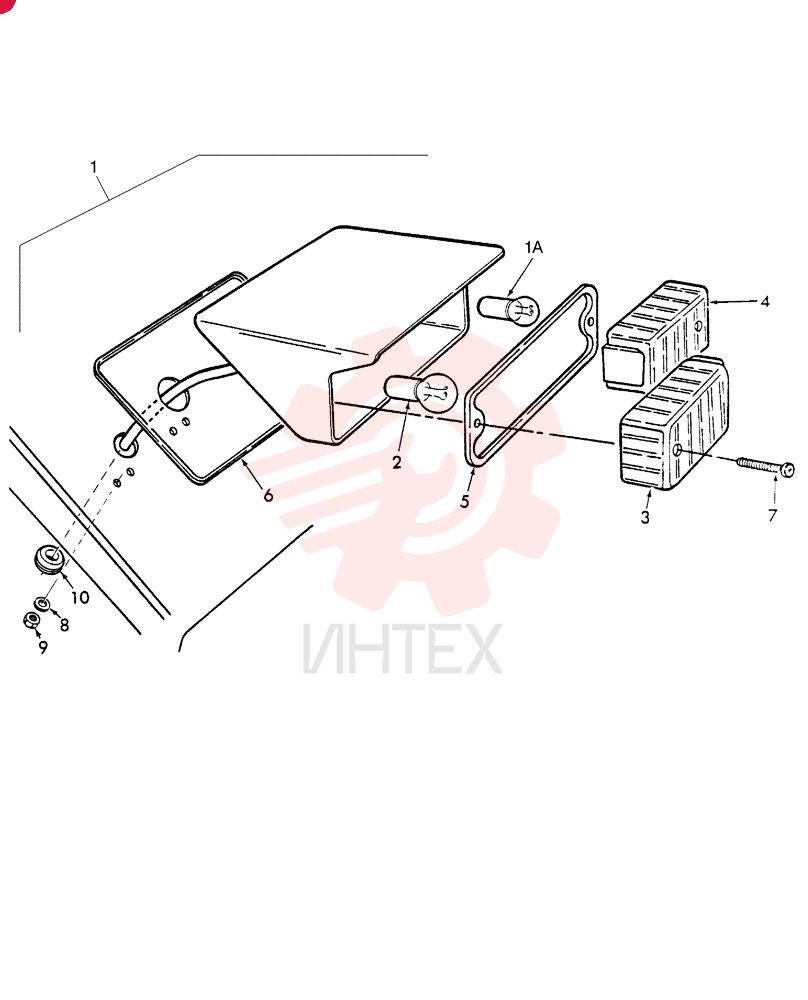 TAIL LAMP,12V, 21W, Amber/Red