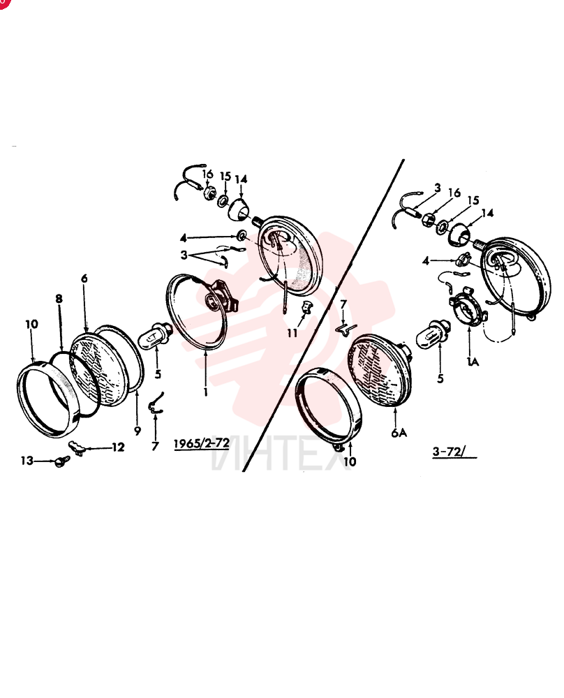 HEADLAMP E6NN13005GA