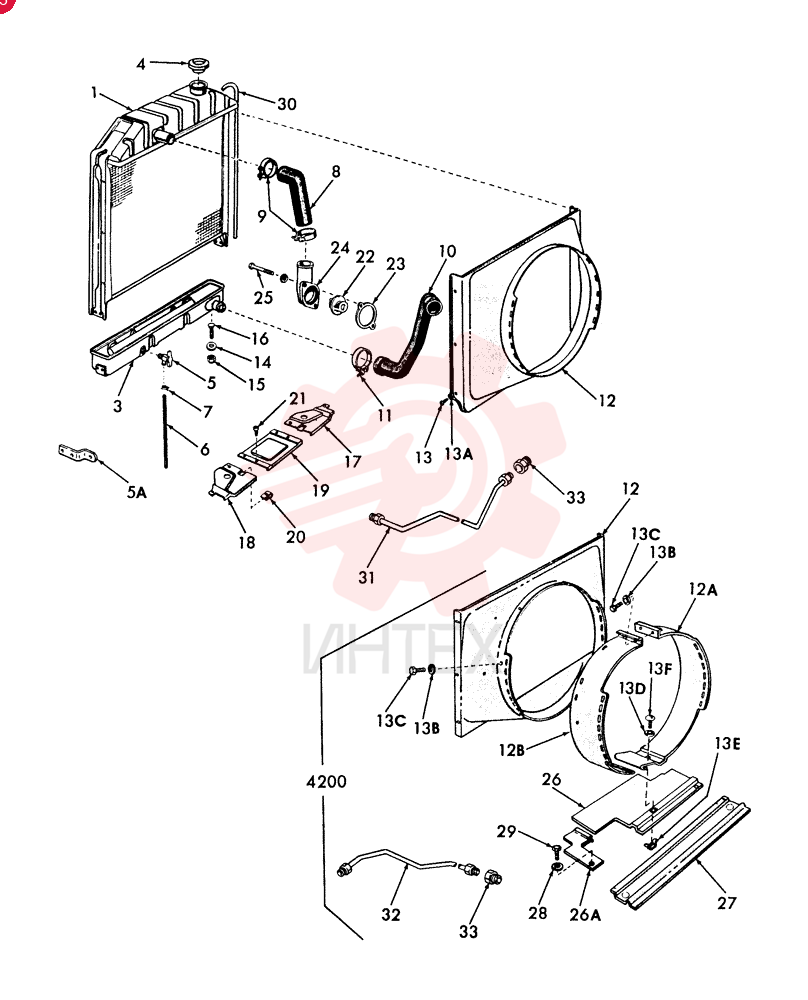 RADIATOR E0NN8005MD15M