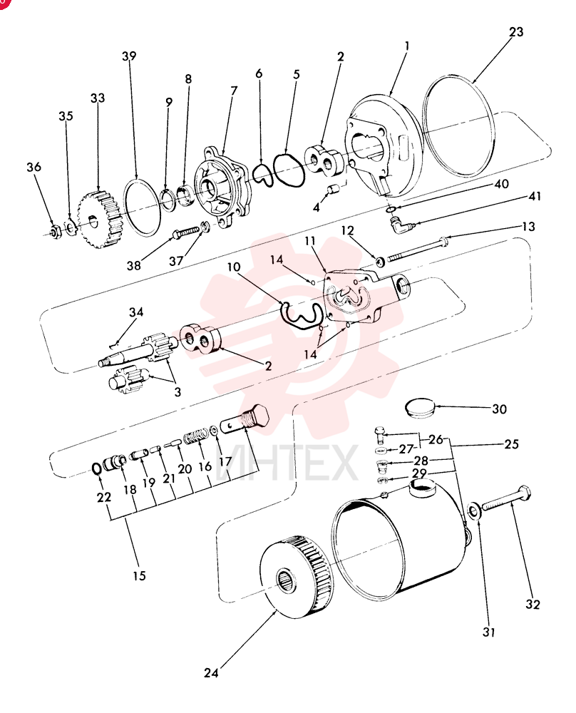 HYDRAULIC PUMP E7NN3K514CA