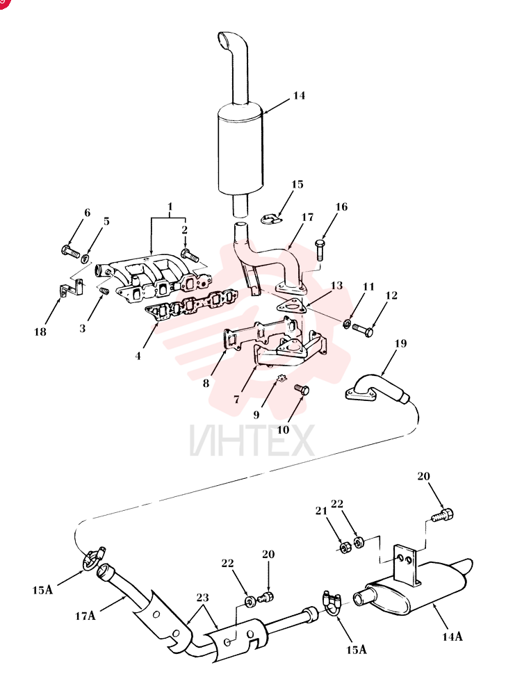 MANIFOLD E8NN9424CA