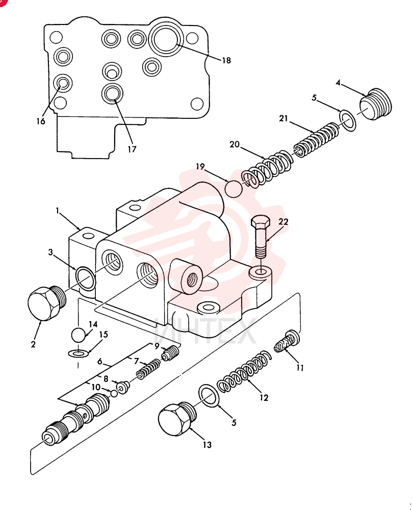 HYDRAULIC VALVE E9NNR838AA