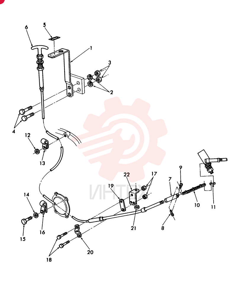 Схема (450) - 3 CYL TRACTOR LOADER BACKHOE (1/87-11/88) 19898
