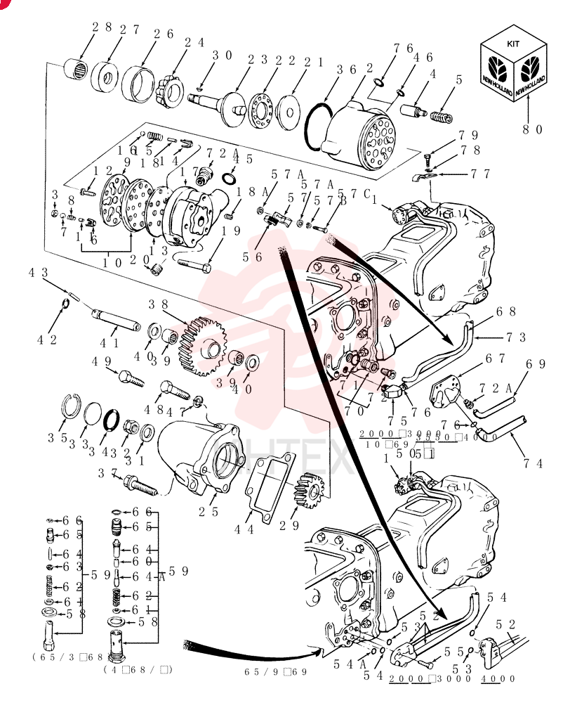 HYDRAULIC PUMP C5NN600AA