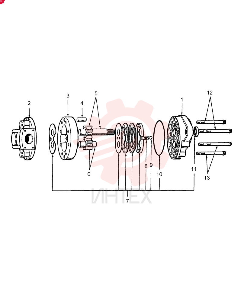 HYDRAULIC PUMP,48.51 CC
