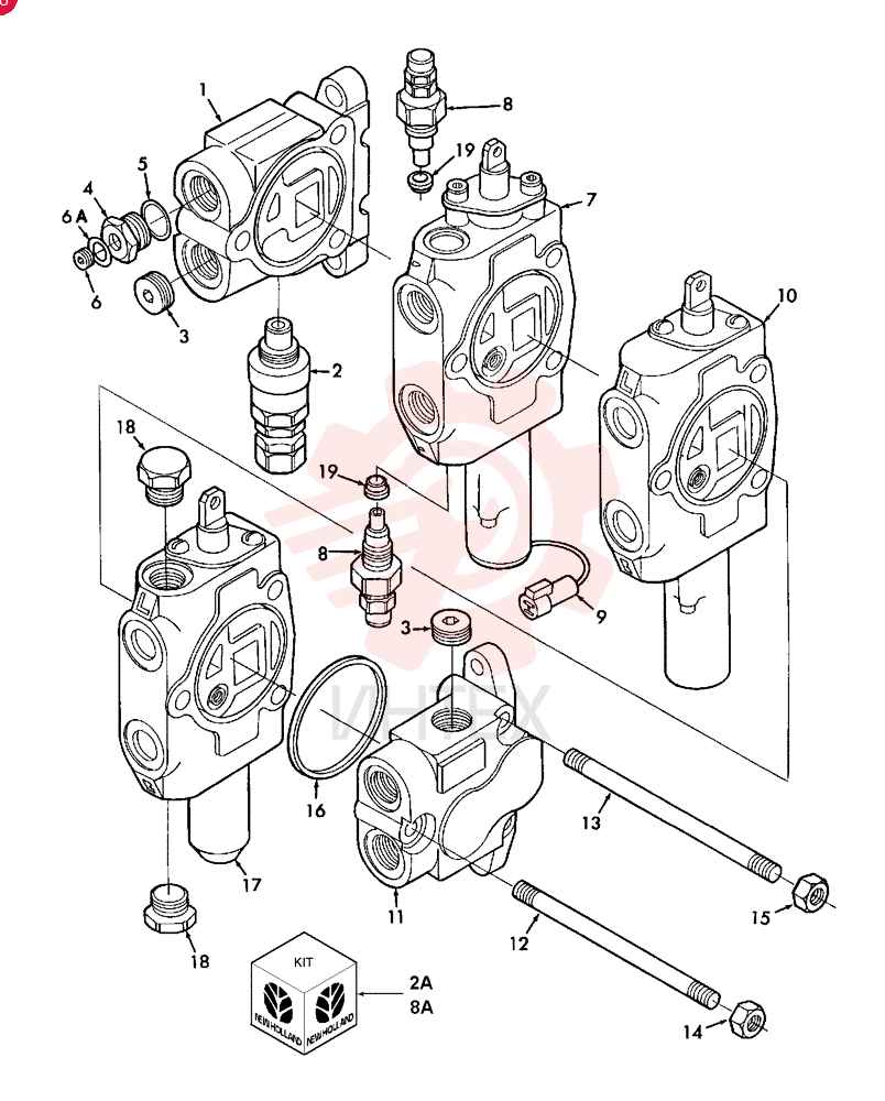 HYDRAULIC VALVE E8NNF893BC