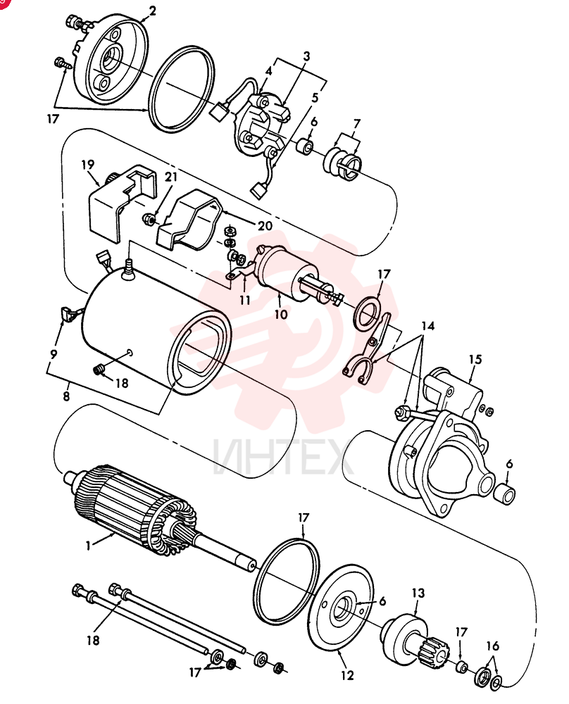 STARTER MOTOR D8NN11000CE