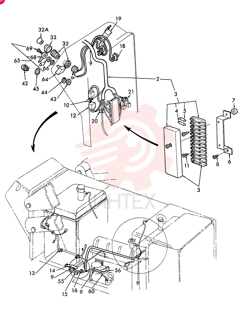 WIRE HARNESS E4NN14A103GD (1)