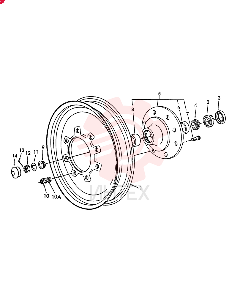 WHEEL E7NN1007CA