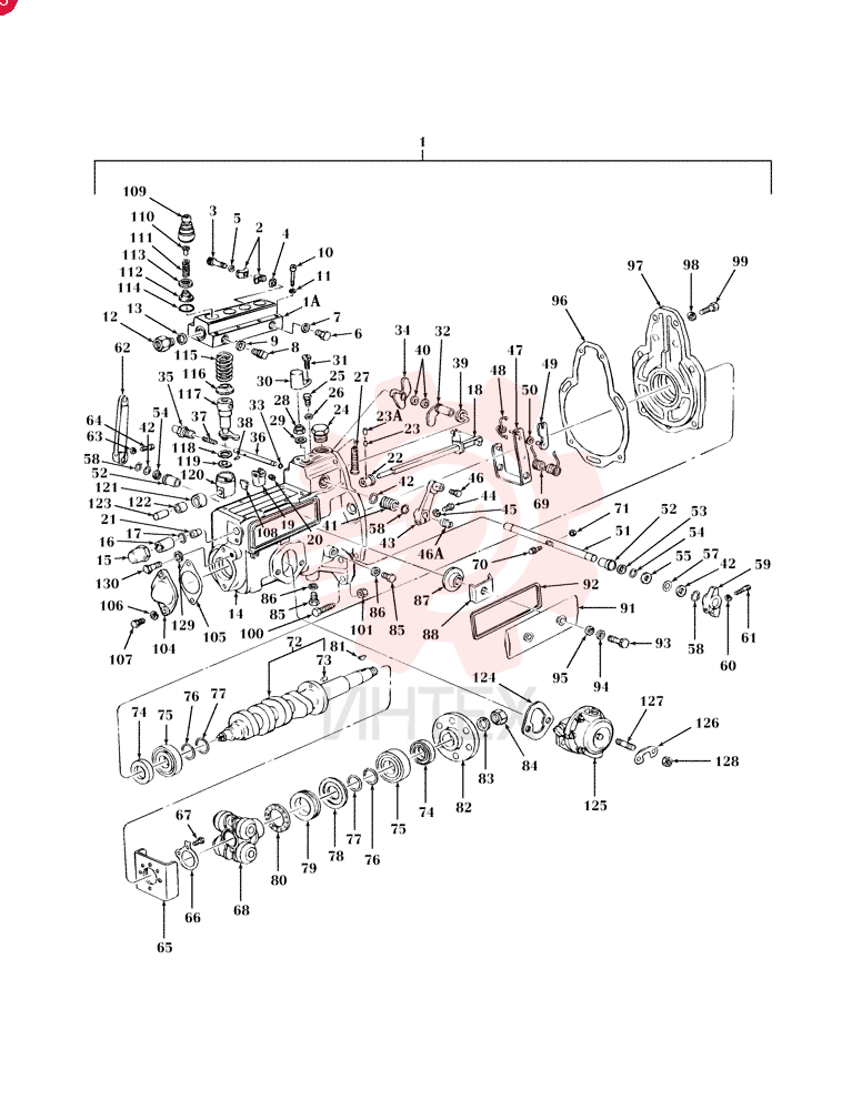 FUEL INJECTION PUMP D9NN9A543LA