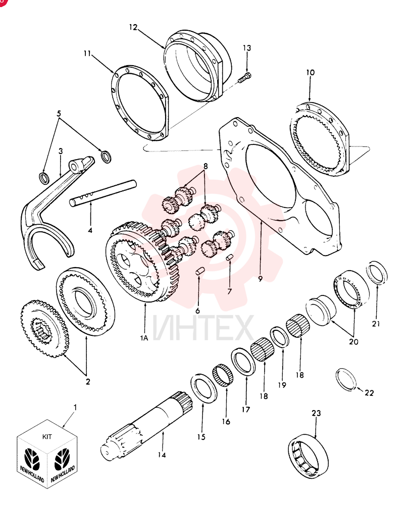GEAR REDUCTION UNIT FT0707C373B
