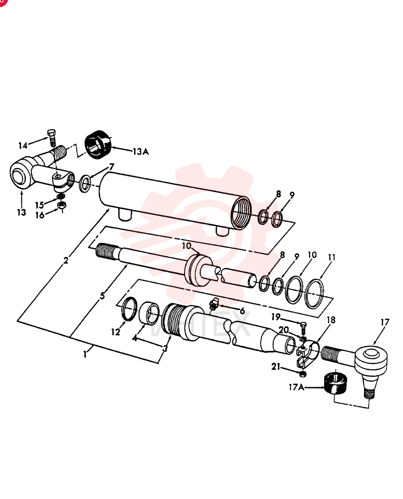 HYDRAULIC CYLINDER E6NN3A540BA