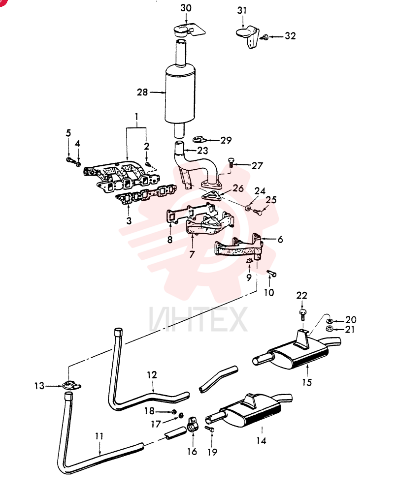 MANIFOLD E8NN9424CA