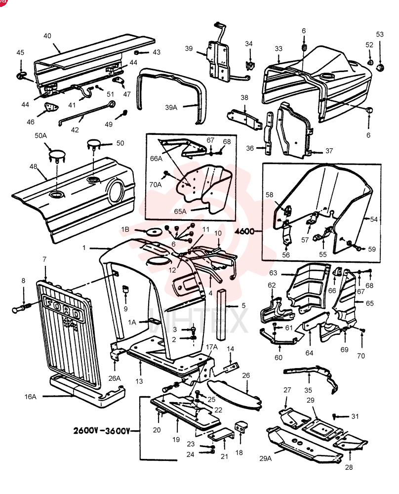 RADIATOR PANEL D4NN8N202C