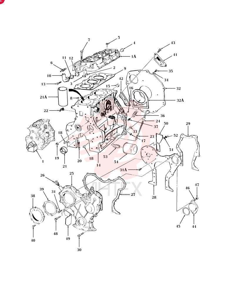 REMAN-BASIC ENGINE 9673707DS
