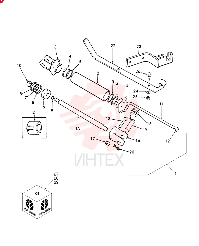 HYDRAULIC CYLINDER MPP30TB08