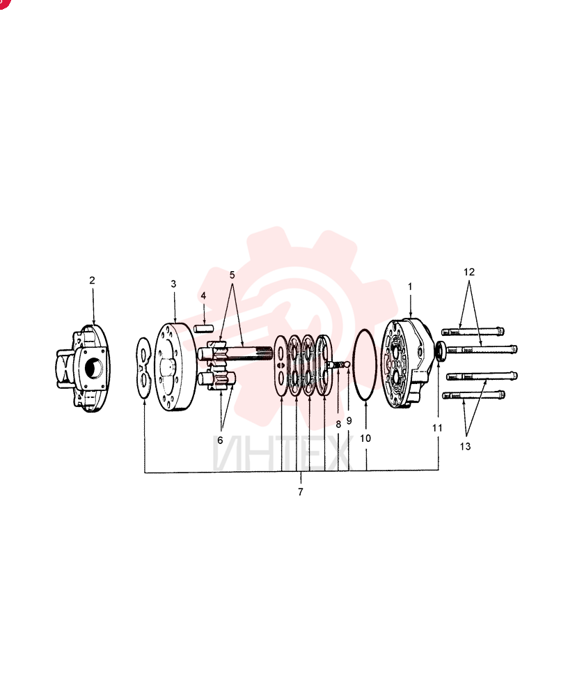 HYDRAULIC PUMP,48.51 CC