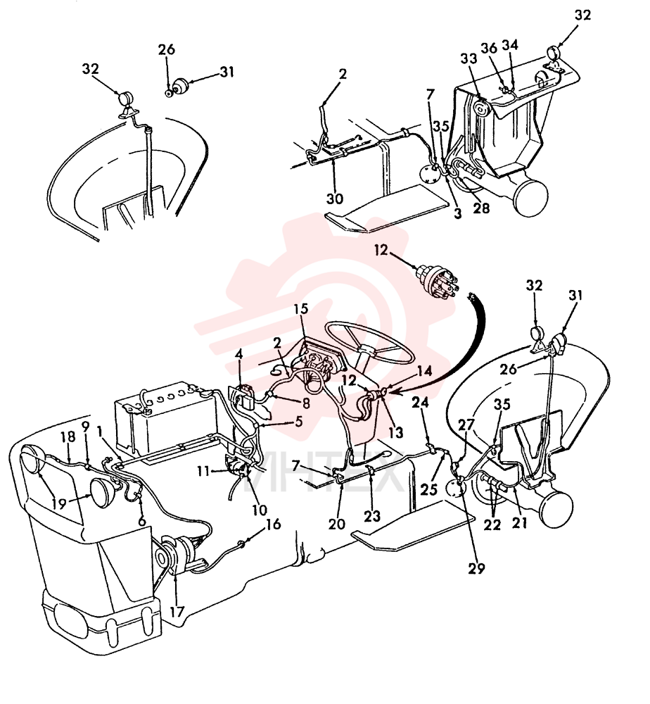 WIRE HARNESS D3NN14A103V (1)