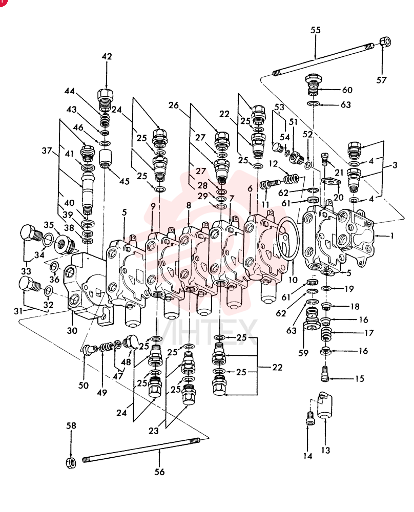 HYDRAULIC VALVE E5NNB637AA12Z