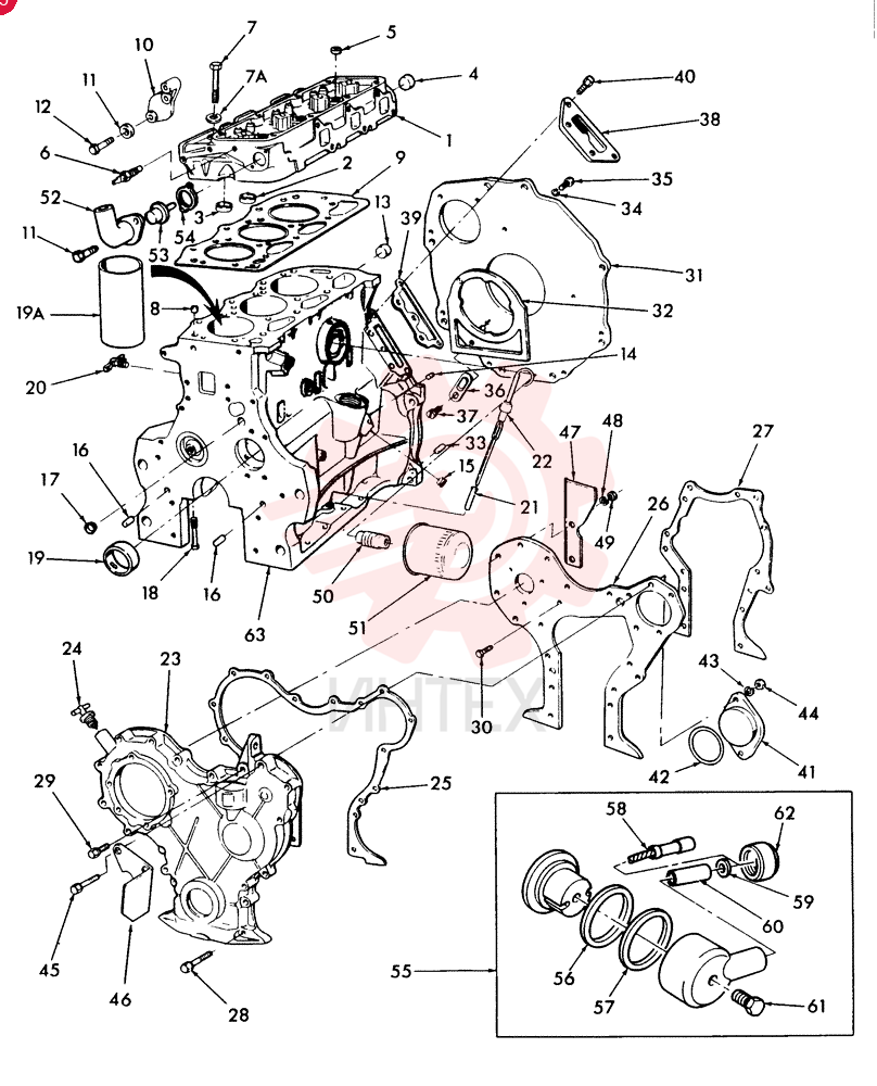 SHORT ENGINE D5NN6009A