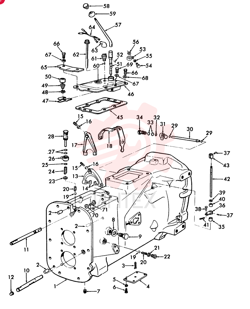 TRANSMISSION E6NN7003BA