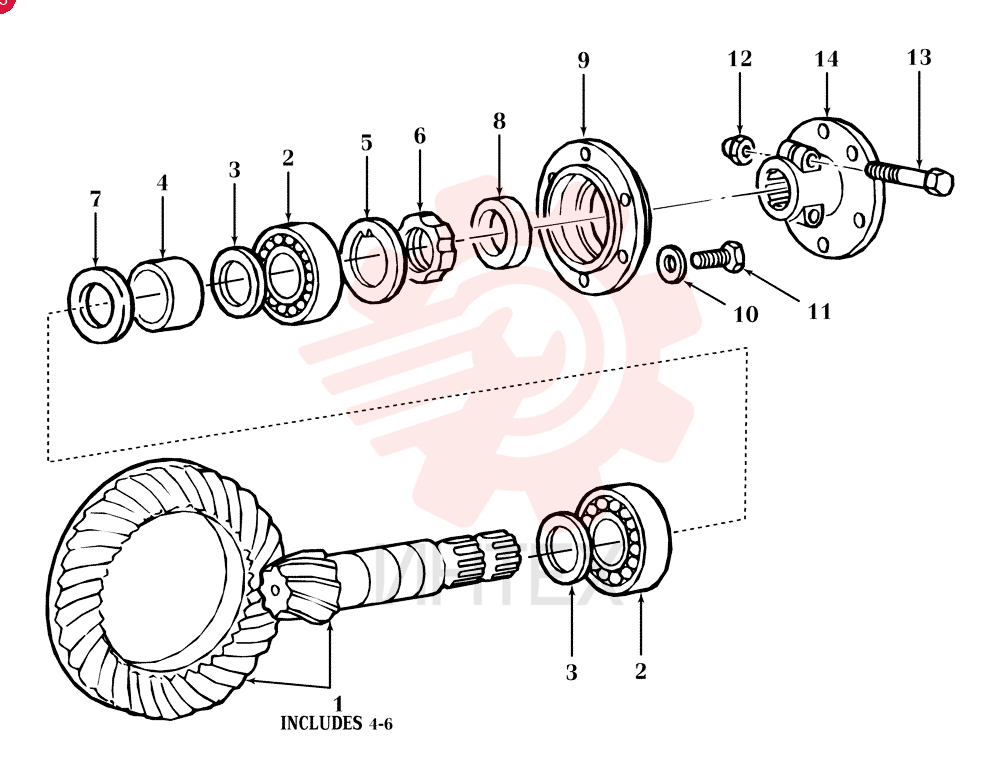 BEVEL PINION