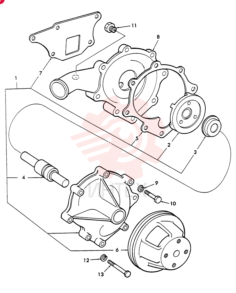 WATER PUMP 87800115
