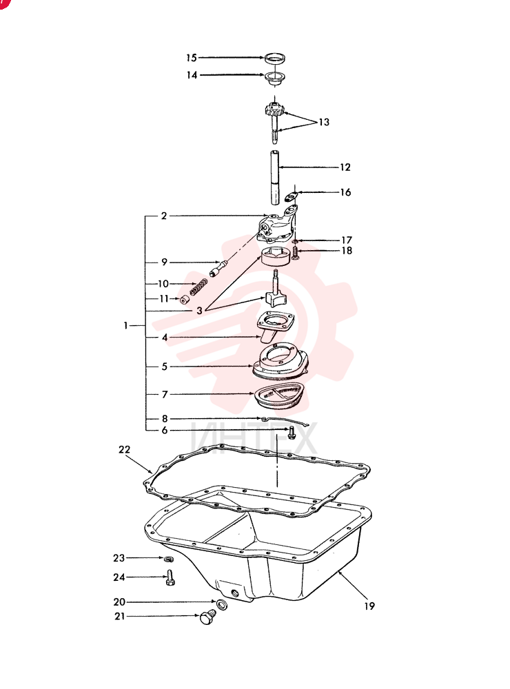 ENGINE OIL PUMP E1NN6600DD