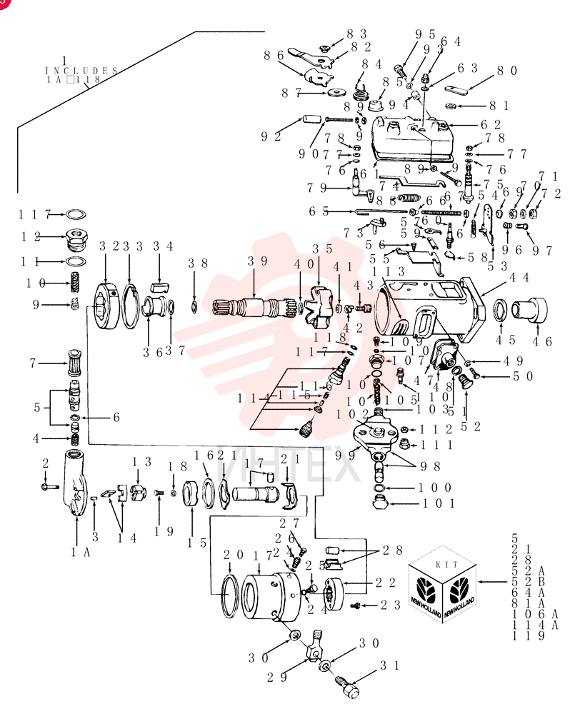 FUEL INJECTION PUMP E0NN9A543HB