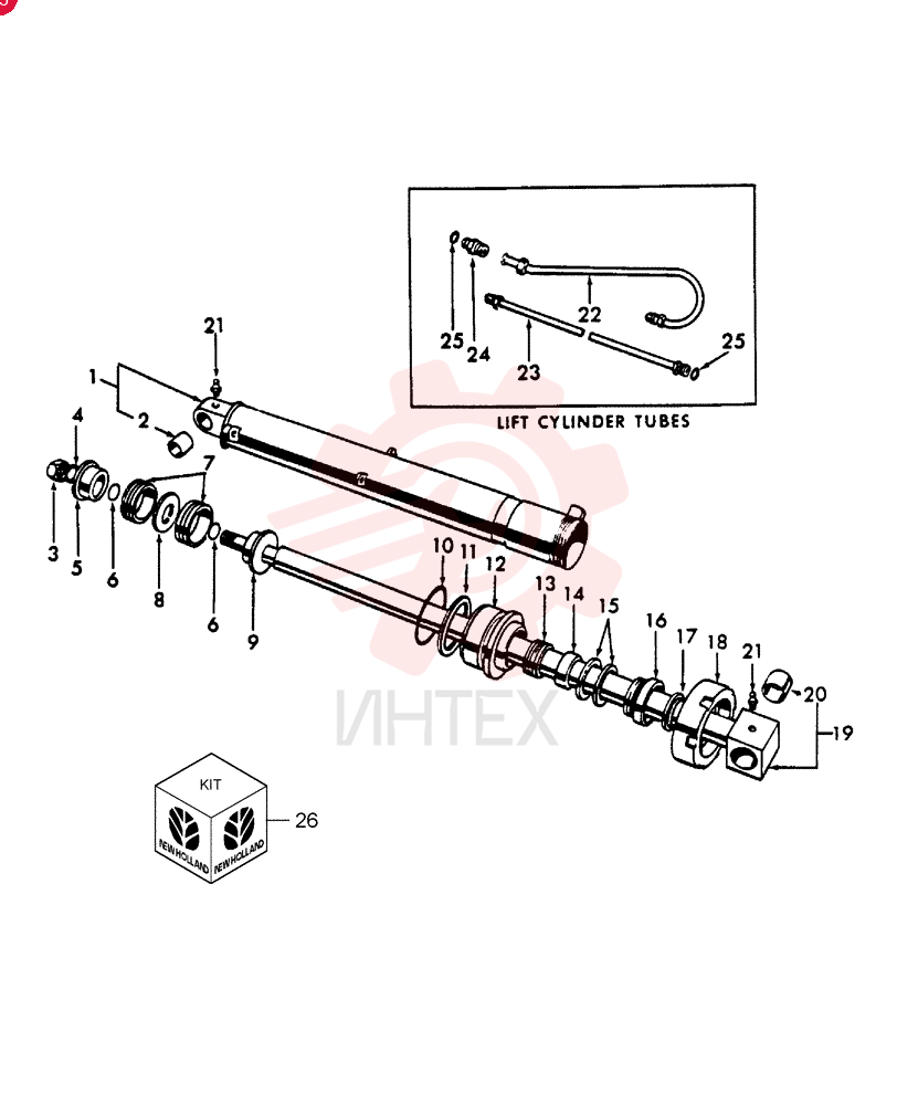 HYDRAULIC CYLINDER D7NNB577C