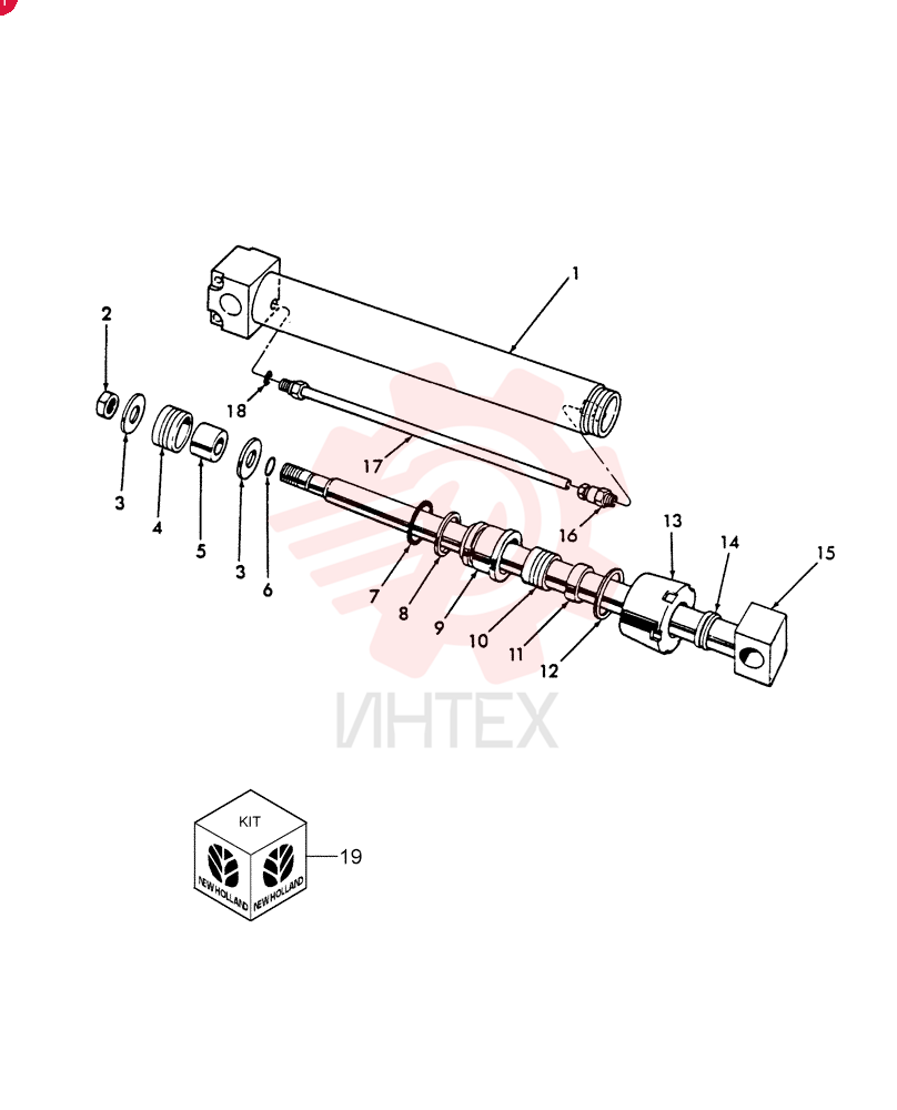 HYDRAULIC CYLINDER D8NNB580CA