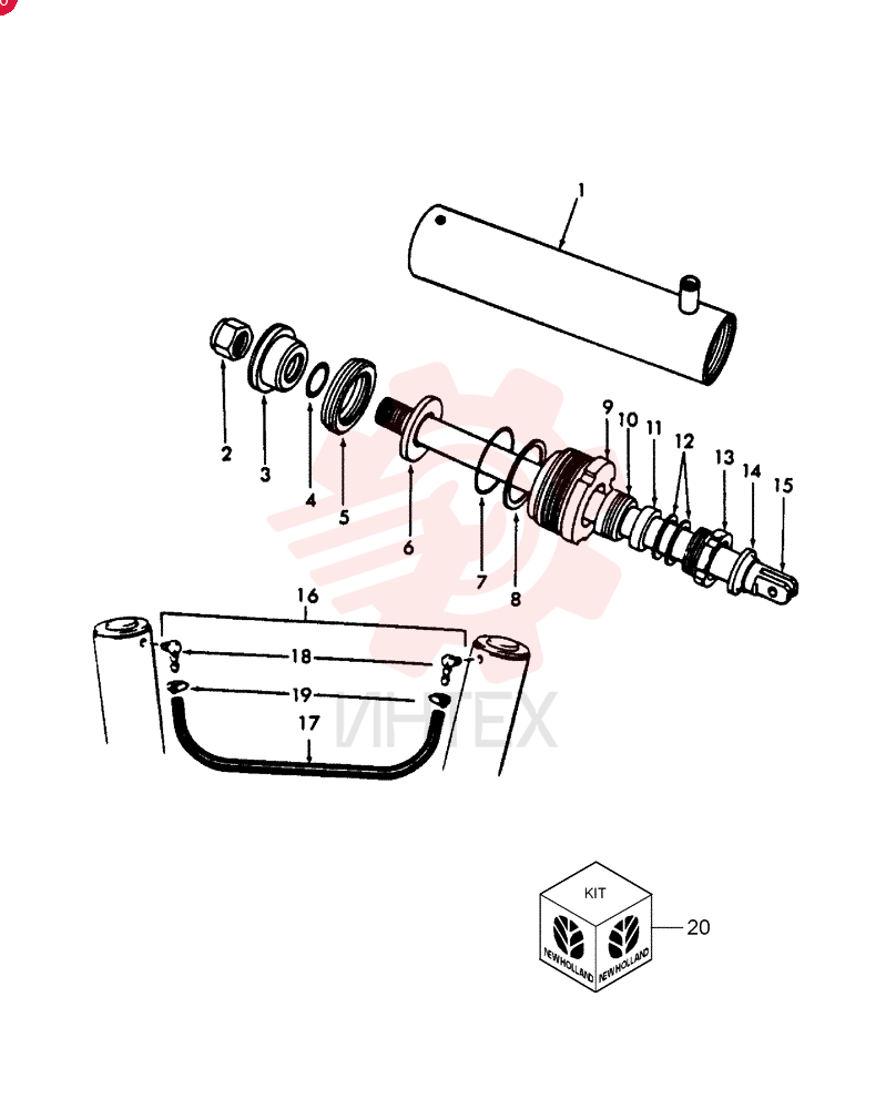 HYDRAULIC CYLINDER D7NNB579E