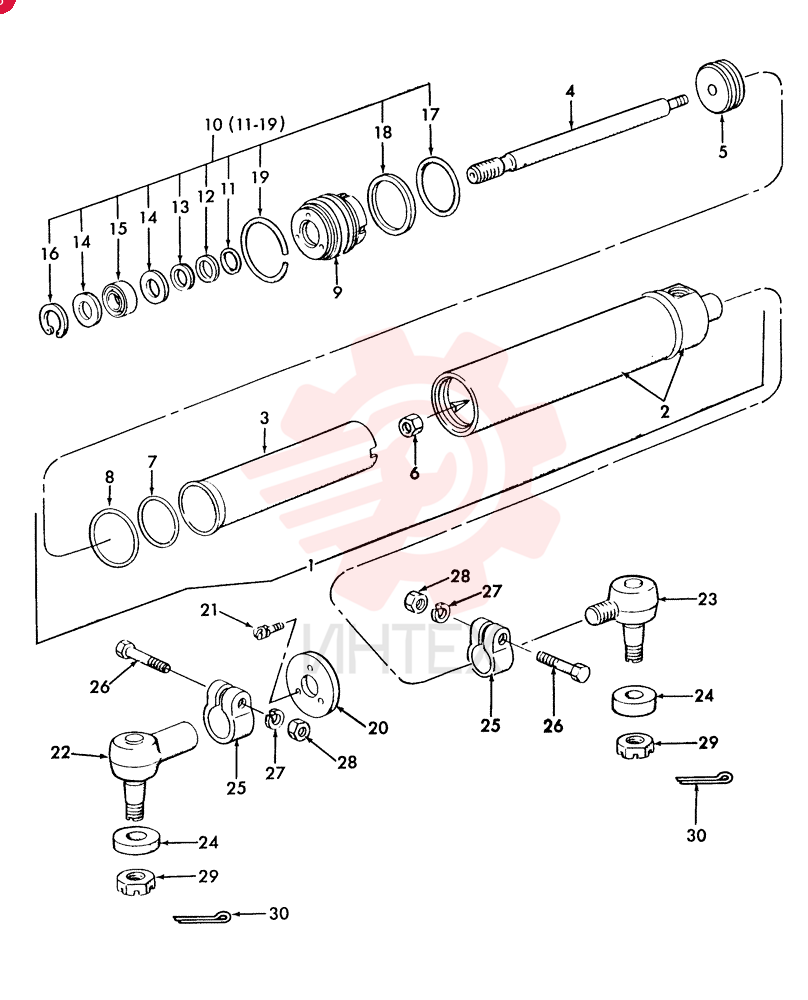 STEERING CYLINDER E3NN3A540AA