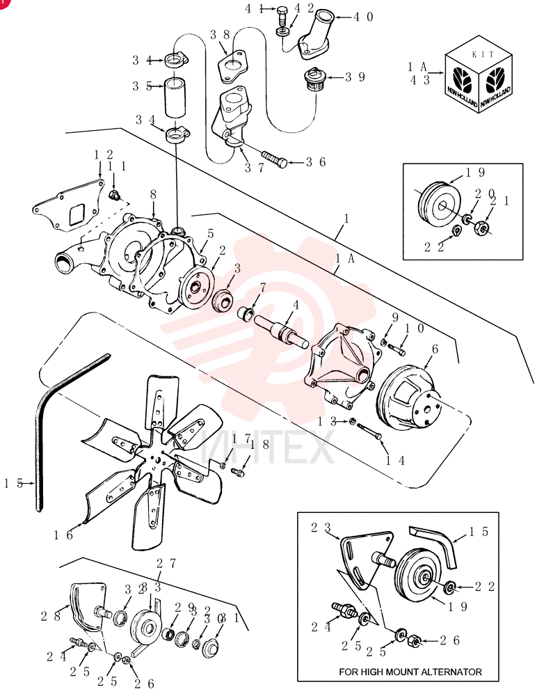 WATER PUMP EC0N8501ADS