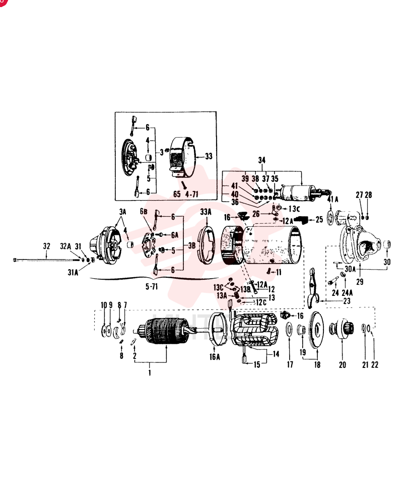 STARTER MOTOR D8NN11000CE
