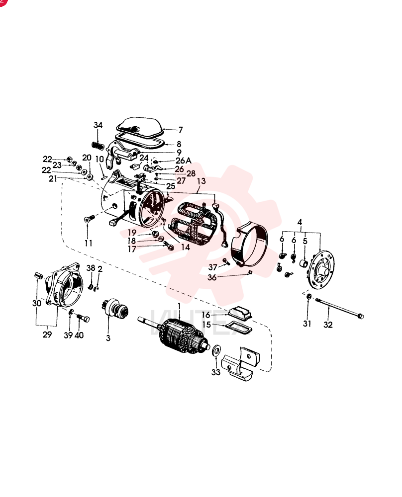 STARTER MOTOR D1NN11001A