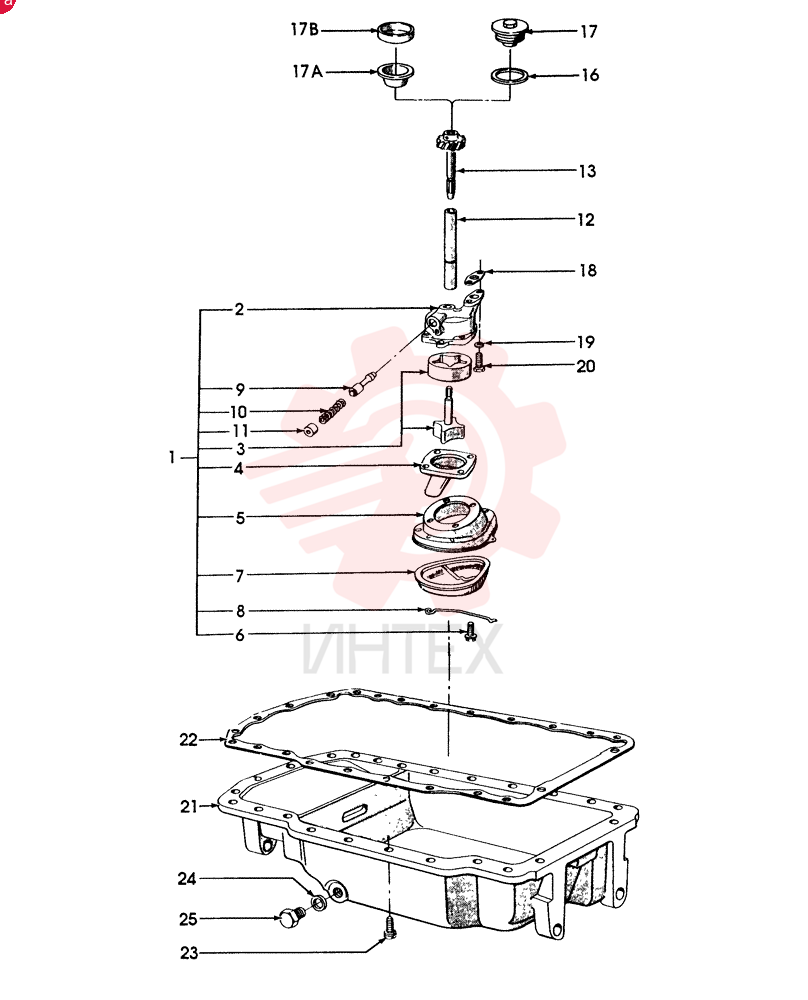 ENGINE OIL PUMP D1NN6600D