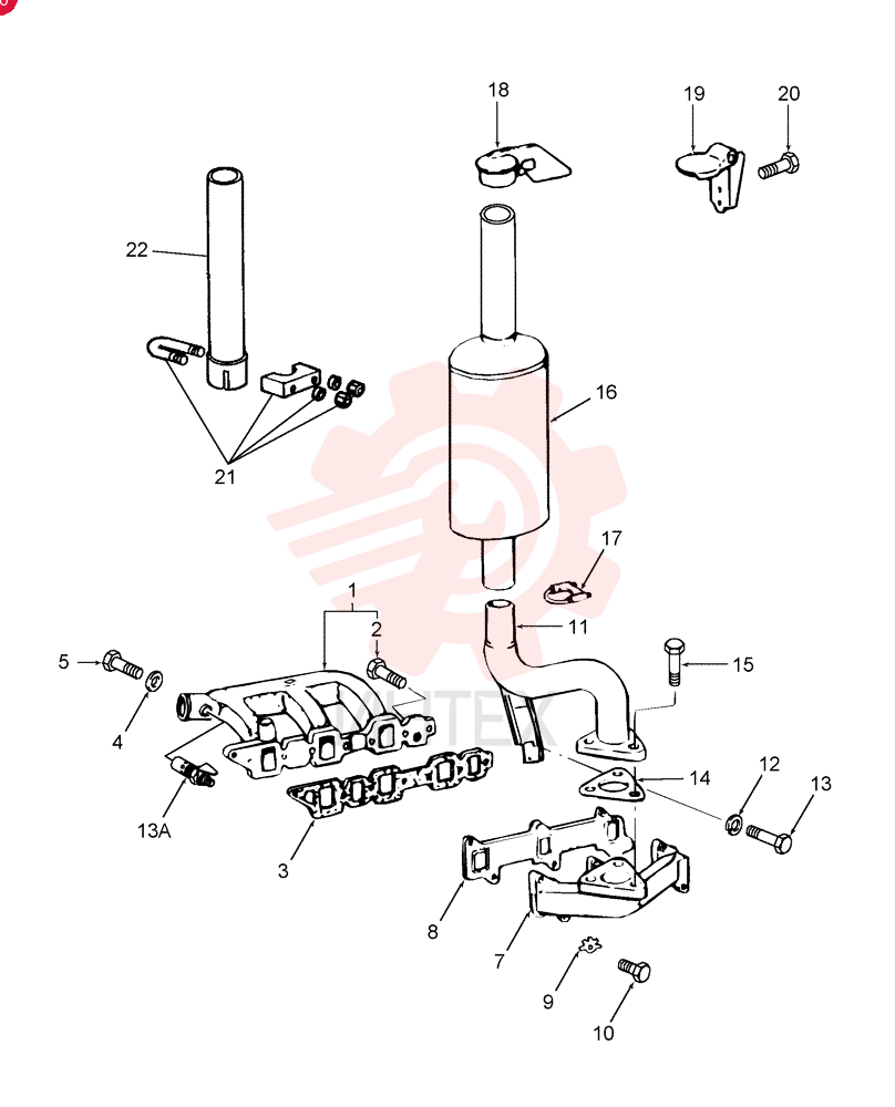 MANIFOLD E8NN9424CA