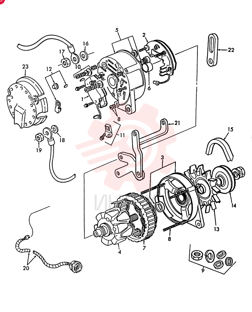 ALTERNATOR E7NN10B376AB