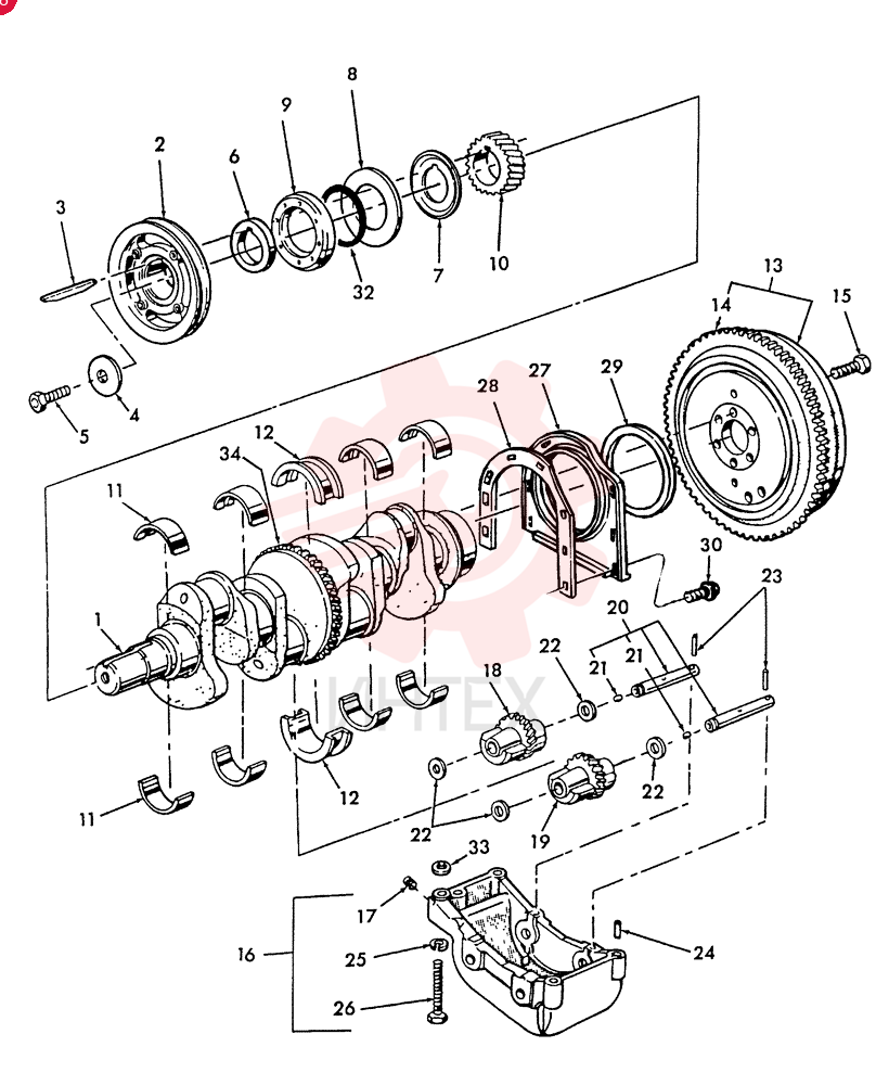 CRANKSHAFT 83998220