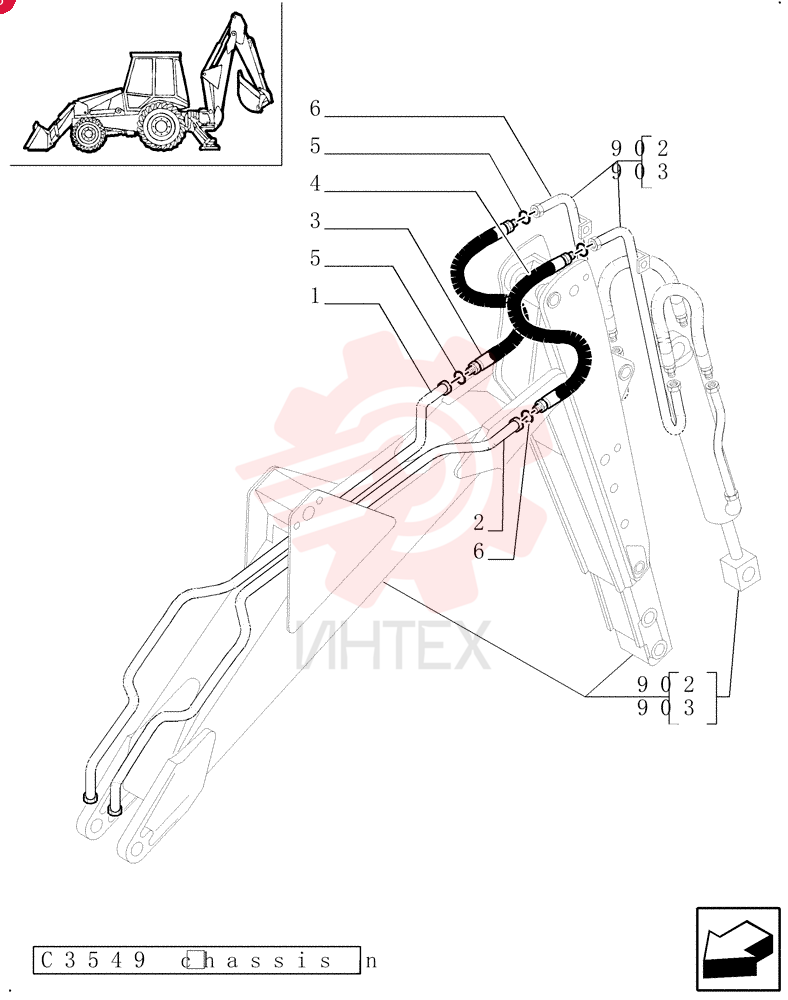 HYD TUBE 85803110 (1)