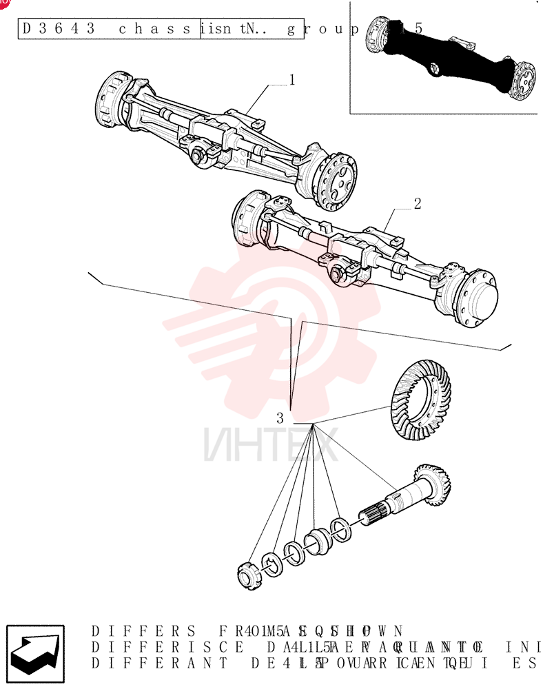 4WD AXLE ASSY