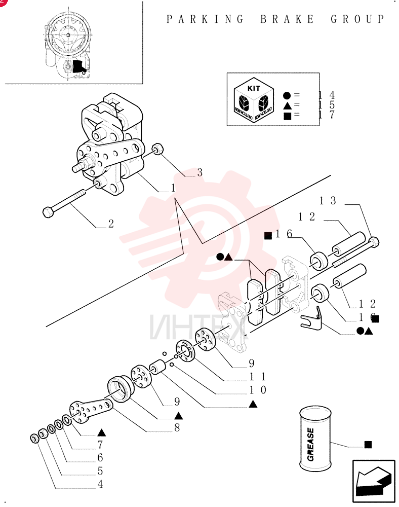BRAKE ASSY.