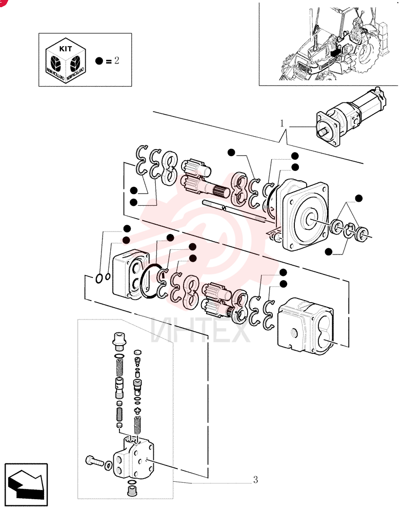 HYDRAULIC PUMP 85805245