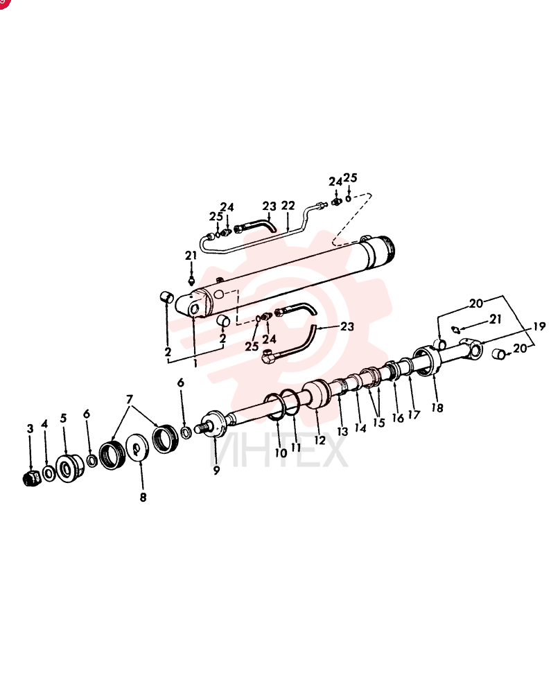 HYDRAULIC CYLINDER D7NNB577F