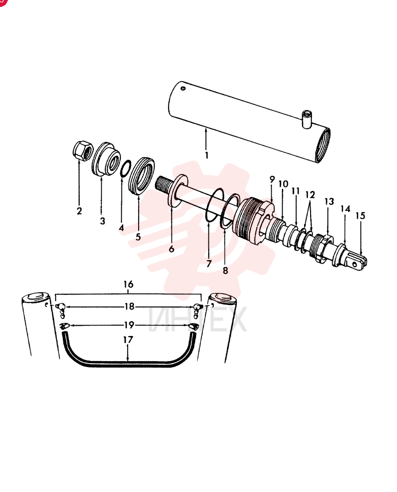 HYDRAULIC CYLINDER D7NNB579D