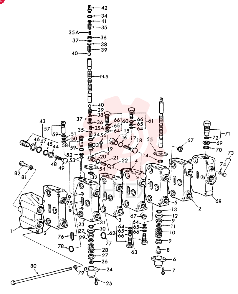 HYDRAULIC VALVE D6NNB637G